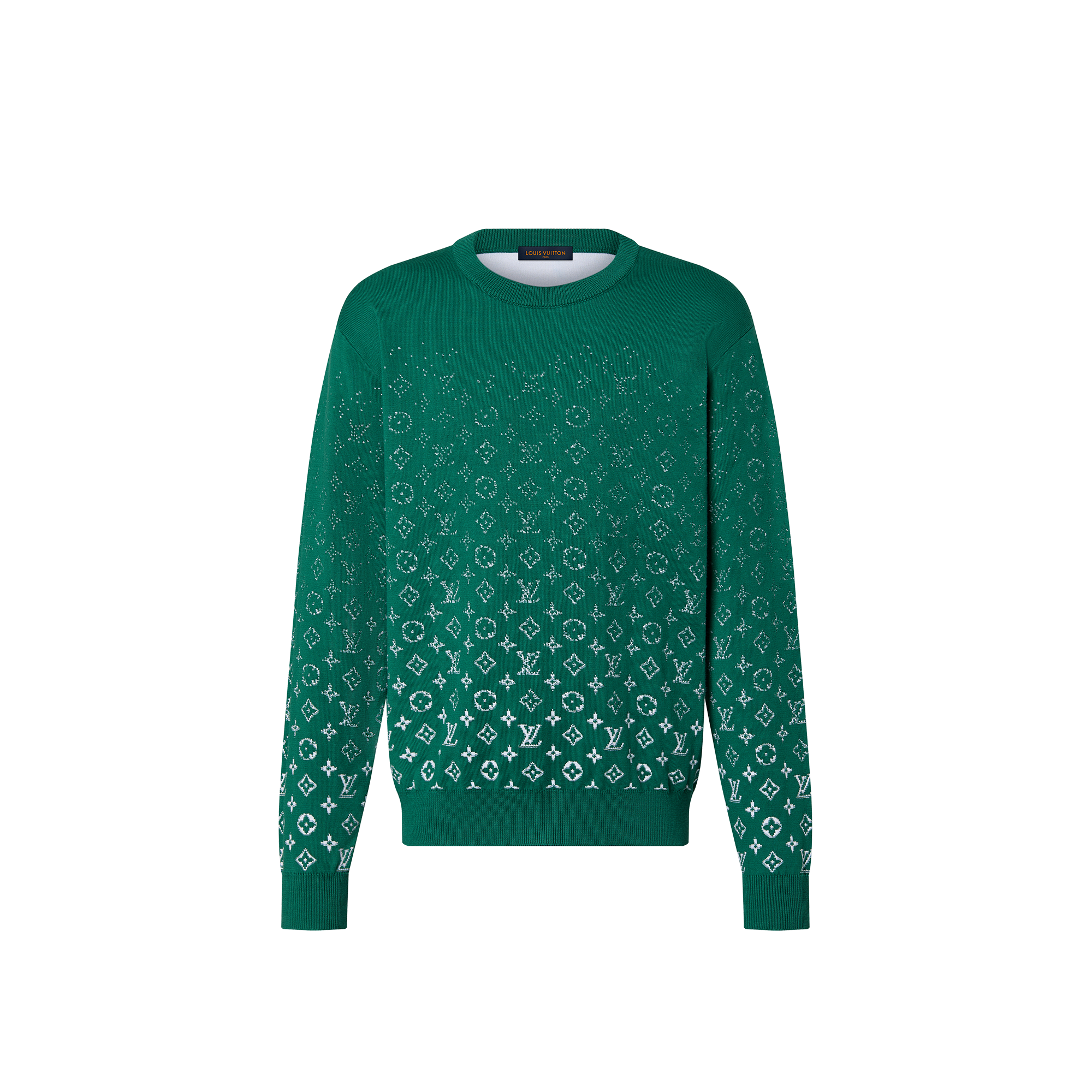 Monogram Gradient Cotton Crewneck - Ready to Wear | LOUIS VUITTON